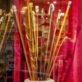 A collection of antique walking canes